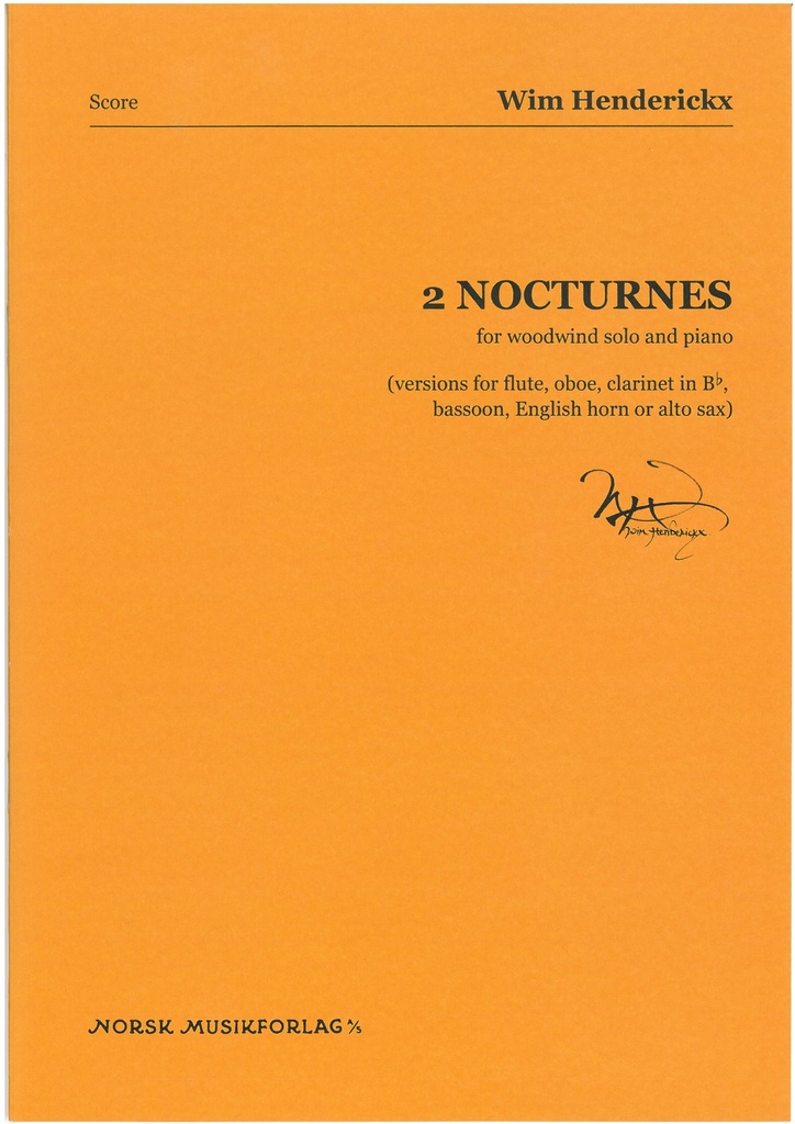2 Nocturnes (Score & parts) | Crescendo Music